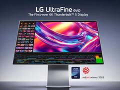 Le LG UltraFine 32U990A combine une résolution 6K et deux ports Thunderbolt 5. (Source de l'image : LG)
