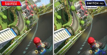 Comparaison de Mario Kart 8. (Image source : ElAnalistaDeBits)