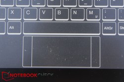 Touchpad du Yoga Book C930 : petit et étroit.