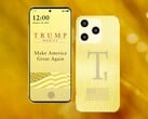 Le téléphone Trump T1 devrait être livré à la fin du mois de janvier. (Source de l'image : Trump Mobile, édité)