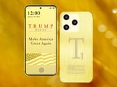 Le téléphone Trump T1 devrait être livré à la fin du mois de janvier. (Source de l'image : Trump Mobile, édité)