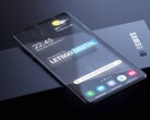 Un concept de rendu d'un smartphone transparent, le Samsung Galaxy, fleuron de la gamme. (Source de l'image : LetsGoDigital/Snoreyn)