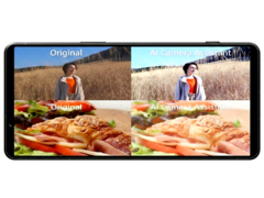 Photos prises avec et sans le traitement d'image du nouvel assistant AI Camera Assistant de Sony.