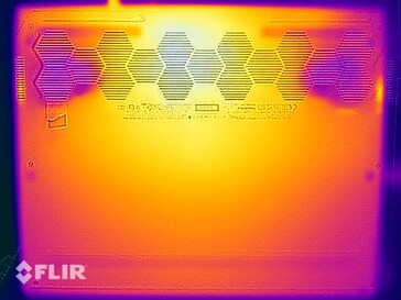 Test de résistance aux températures de surface (en bas)