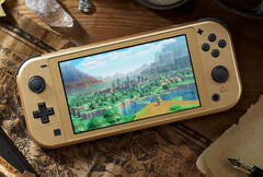 La Switch Lite Hyrule Edition ne peut être commandée qu'au Royaume-Uni pour le moment. (Source de l'image : Nintendo)