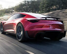 La voiture de sport Tesla Roadster
