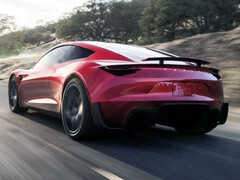 La voiture de sport Tesla Roadster