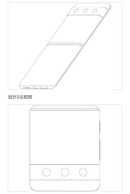 Brevet de téléphone à clapet de Xiaomi. (Image source : CNIPA via MySmartPrice)