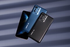 L&#039;Infinix Zero 5G apporte au segment milieu de gamme un écran tactile FHD de 6,78 pouces à 120 Hz, un appareil photo de 48 MP et un design habillé de cuir (Source : Infinix)