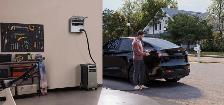 La centrale électrique peut recharger directement les véhicules électriques (Source : Anker)