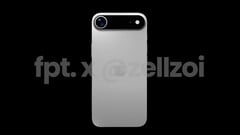 L&#039;iPhone 17 Air serait équipé d&#039;un seul appareil photo à l&#039;arrière, comme le montre le rendu non officiel. (Source de l&#039;image : Jon Prosser)
