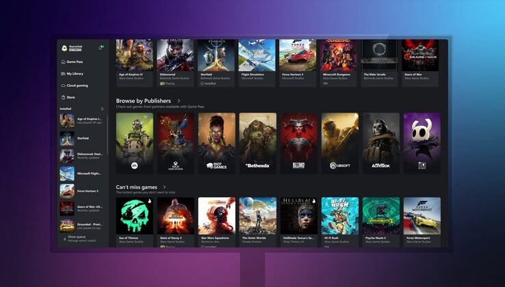 Le catalogue du Xbox Game Pass est désormais disponible auprès de l'éditeur.