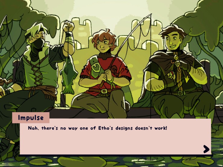 Le style d’illustration de ces séquences de visual novel est conçu pour varier considérablement entre les douze parcours narratifs différents.