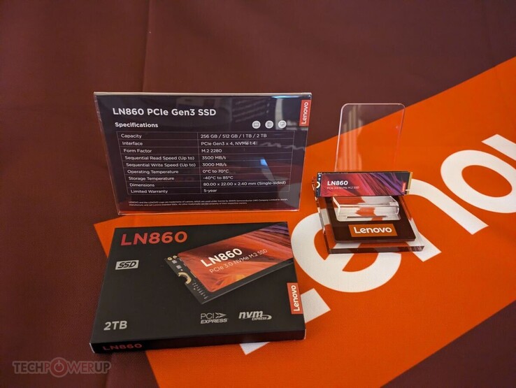 SSD LN860 Gen3 (Image source : TechPowerUp)