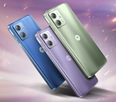 Motorola proposera le Moto G64 en plusieurs couleurs et configurations de mémoire. (Source de l'image : Motorola)