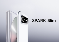 Le Tecno Spark Slim (photo) est équipé de deux appareils photo de 50 Mpx. (Source de l'image : Tecno)