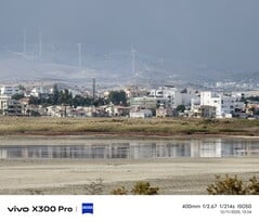 Vivo X300 Pro avec un téléconvertisseur de 400 mm