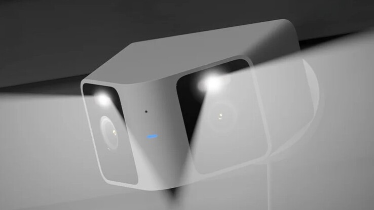 La caméra extérieure CW100 Dual de Xiaomi est dotée d'une lumière infrarouge et d'une lumière blanche. (Source de l'image : Xiaomi)