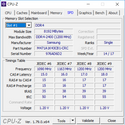 CPU-Z : RAM SPD.