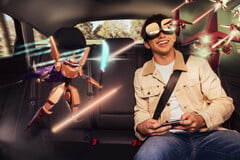 HTC Vive et holoride apportent le divertissement VR aux passagers des voitures. (Image source : HTC Vive / holoride)