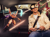 HTC Vive et holoride apportent le divertissement VR aux passagers des voitures. (Image source : HTC Vive / holoride)