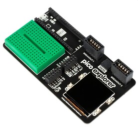 La base d'exploration de Pimoroni Pico. (Source de l'image : Pimoroni)