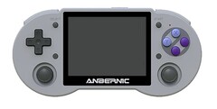 L&#039;Anbernic RG353P est disponible en deux couleurs, toutes deux avec 2 Go de RAM LPDDR4X et 32 Go de stockage. (Image source : Anbernic)