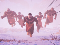 Le mode Histoire d'Invincible VS se déroule dans une chronologie parallèle, avec une invasion de la Terre par les Viltrumites dirigés par Omni-Man.