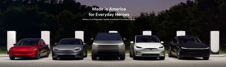 Le nouveau programme de remise sur les véhicules Tesla d'American Heroes.