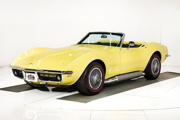 La couleur « Safari Yellow » de cette Corvette de 1968 a inspiré la couleur originale des câbles Ethernet.
