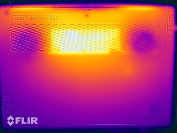 Températures de surface - test de stress (bas)