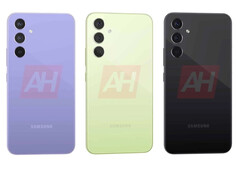 Le Galaxy A54 5G devrait être lancé en Europe avec quatre coloris et deux configurations de mémoire. (Image source : Android Headlines)