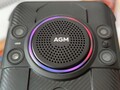 Caméras, haut-parleur et anneau LED du smartphone AGM H5 Pro (Source : Own)
