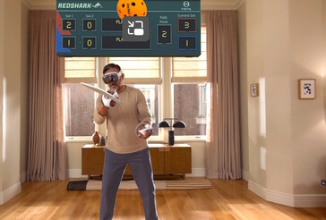 Apple visionOS 26 prend en charge la manette PS VR2 pour le suivi des mouvements à 6 DoF pendant les jeux. (Source de l'image : Apple)