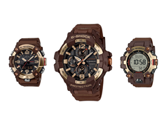 La Casio Mudmaster GG-B100XMH-5A, la Mudman GW-9500MH-5 et la GravityMaster GR-B300H-5A.