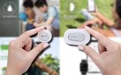 Le prochain Dexcom G7 (à gauche) est beaucoup plus petit que le système CGM G6 (à droite). (Image source : Dexcom - édité)