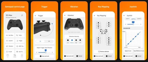L'application GuliKit permet aux utilisateurs de modifier leurs contrôleurs à la volée à l'aide de leur smartphone.