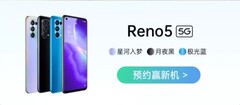 La série Reno5 vient d&#039;être lancée. (Source : OPPO)