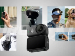 Gros plan sur l'Osmo 360 et plusieurs accessoires de lancement. (Source de l'image : via DroneXL & Jasper Ellens)