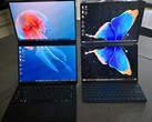 Le Zenbook DUO et le Yoga Book 9i pourraient-ils donner naissance à une vague d'appareils à double écran ? (Image : Notebookcheck)