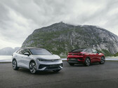 Avec leur forme de coupé, les nouveaux SUV électriques VW ID.5 et ID.5 GTX de Volkswagen ont une allure sportive (Image : Volkswagen)