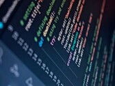 Gros plan sur un écran affichant du code source Python mis en évidence en couleur