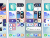 Une gamme d'options de l'interface utilisateur de l'écran d'accueil de MyOS 11.5. (Source : ZTE)