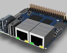 Le Banana Pi BPI-M2S dispose de RAM LPDDR4 et de deux ports Gigabit Ethernet. (Image source : Banana Pi)