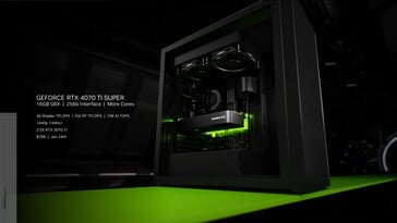 Nvidia GeForce RTX 4070 Ti Super. (Source : Nvidia)