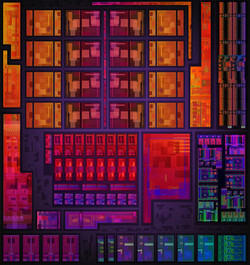Die-shot du Ryzen 5000G (Source : AMD)