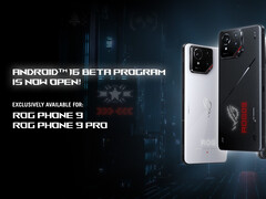 Le programme bêta Android 16 pour la série ROG Phone 9 n&#039;inclut pas le ROG Phone 9 FE. (Source de l&#039;image : Asus ROG)