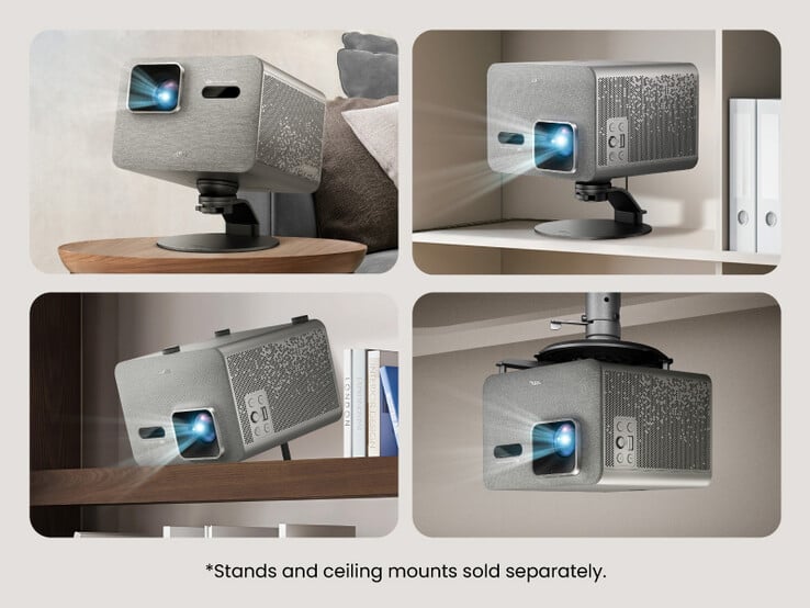 Les projecteurs BenQ de la série TK705 peuvent projeter des images jusqu'à 150 pouces de large (Source : BenQ)