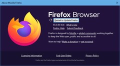 Notification de mise à jour de Firefox 93 à Firefox 94 (Source : Own)