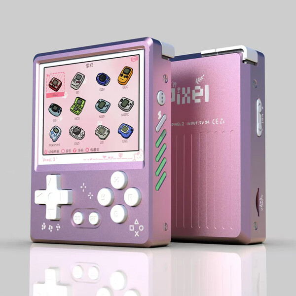 Le Pixel 2 rose de GKD a des boutons blancs. (Source de l'image : Keep Retro)